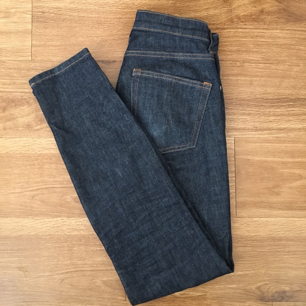 Everlane High-Rise Skinny Jean in Dark Indigo, 25r